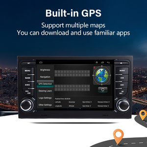 <span class=keywords><strong>Autoradio</strong></span> universel 7 pouces 4 cœurs avec GPS, amplificateur, Carplay, Android Auto, lecteur DVD pour <span class=keywords><strong>Audi</strong></span> <span class=keywords><strong>A3</strong></span> 2003-2013 - Product Image 4
