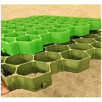 Grilles perméables 50*500*500 en HDPE, géocell en PP, géogrille pour la stabilisation des allées de manades et des pâturages, utilisation en jardin, résistantes aux UV
