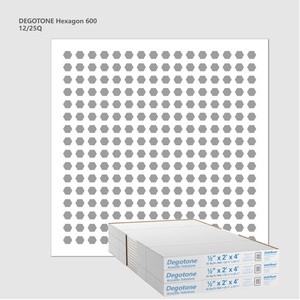 Piastrelle <span class=keywords><strong>in</strong></span> Gesso Decorative per Interni 2x2 12x12mm, <span class=keywords><strong>Cartongesso</strong></span> Perforato Quadrato, Gesso Perforato Spessore 12mm 600x600mm - Product Image 5