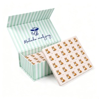 Boîte d'emballage magnétique de luxe personnalisée pour tuiles de mahjong avec logo imprimé, estampage à chaud doré, boîtes rigides à vendre