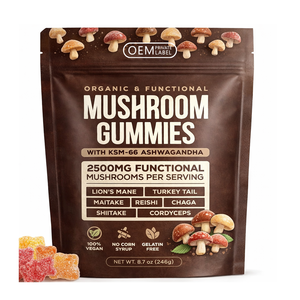 Gummies aux champignons et complexe d'herbes d'automne pour adultes, suppléments enzymatiques, vente chaude, directement de l'usine, très demandés sur le marché - Product Image 1