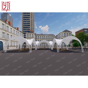 Outdoor resistente ai raggi uv metallo ombra strutture membrana di copertura marquee tenda a baldacchino con struttura in acciaio - Product Image 3