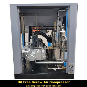 <span class=keywords><strong>RMW</strong></span> 60A silencioso estacionario sin aceite libre de aceite menos tornillo rotativo compresor de aire fabricante - Product Image 4