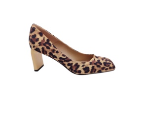 Bombas de punta cuadrada de alta calidad para mujer Estilo de moda para todas las estaciones Hecho de caucho + Material de PU - Product Image 5