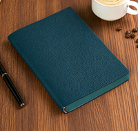 Carnet de notes en cuir PU texturé, reliure cousue, couverture rigide, papier crème, 100 feuilles, pour bureau, école, journal intime, cadeau d'affaires