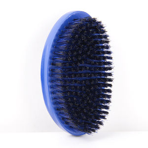 100% cerdas de jabalí suave logotipo personalizado para <span class=keywords><strong>hombre</strong></span> 360 cepillo ondulado cepillo curvo de madera para <span class=keywords><strong>Barba</strong></span> cepillo de pelo negro - Product Image 1