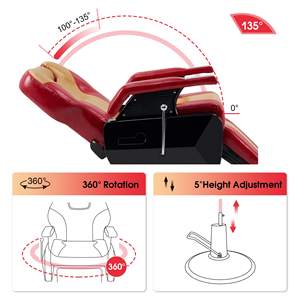 Silla de peluquero reclinable de alta resistencia para peluquería, muebles de belleza, silla de salón multiusos para peluquería, estilista, silla de tatuaje - Product Image 5