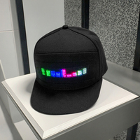 Gorra de Béisbol LED para Deportes al Aire Libre con Pantalla Bluetooth y Función de Cambio de Texto por Teléfono Móvil
