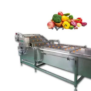 Haute qualité courge pois échalote machine à laver champignon laitue gingembre piment bulle concombre nettoyage laveuse machine en vente