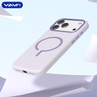 Funda de Silicona Líquida VAWI S071 para iPhone 17 Pro Max, Marco Metálico para Lente, Funda Antigolpes para Huawei P70 Pro