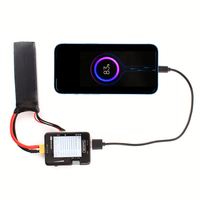 Testeur de capacité de batterie numérique ToolkitRC MC8 avec écran LCD, testeur de servo, équilibreur, chargeur pour LiPo et ESC, construction en plastique