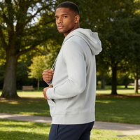 Sweat à capuche thermique pour homme, en polaire épaisse, pour le sport, le streetwear, l'extérieur, l'hiver, sweat-shirt en polaire chaud pour homme