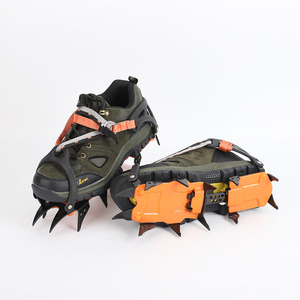 Ramponi da Ghiaccio ad Alta Efficienza a 12 Denti, Antiscivolo per Scarpe Invernali, Punte Antiscivolo per Neve, Tacchette per Trazione sulla Neve - Product Image 5