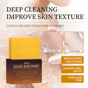 <span class=keywords><strong>Savon</strong></span> à l'acide kojique original en vente en gros <span class=keywords><strong>Savon</strong></span> à base de plantes pour l'élimination des taches brunes Hyperpigmentation Blanchiment de la peau Tache noire - Product Image 3