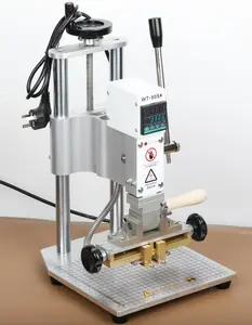 लोगो उभरा टी स्लॉट गर्म मुद्रांकन मशीन का मार्गदर्शन अवरक्त गर्म पन्नी मुद्रांकन मशीन सोने चांदी चमकी स्वत: डिजिटल चमड़े