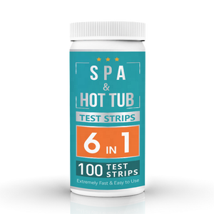 Bandelettes de test 6-en-1 pour spa et piscine, kit de test de la qualité de l'eau pour <span class=keywords><strong>pH</strong></span>, chlore, alcalinité, CYA, dureté, 100 bandelettes - Product Image 2