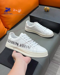 Amani 2025 Mode unisexe Tendance décontractée quotidienne Simple Versatile Cuir de vache Style sangle supérieure Chaussures de sport en cuir véritable - Product Image 1