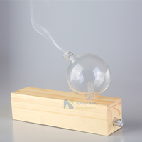 Aromathérapie en bois électrique ultrasonique, huiles essentielles, parfum, diffuseur d'arôme, nébuliseur, Machine de nébuliseur, vente en gros,