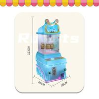 Mini machine à griffes commerciale personnalisable avec logo, pour attrape-cadeaux, distributeur de billets, paiement par carte, attrape-bonbons et poupées