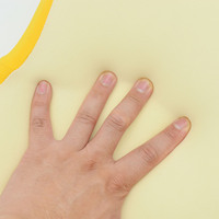 Vente en gros de soutien orthopédique pour le cou, oreiller pour le ventre de chat jaune, oreiller de remplissage en mousse à mémoire de forme souple à rebond lent