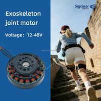 DC-Getriebemotor 6Nm 310RPM 12-48V Kompakter Planetengetriebe-Aktuator für Exoskelett-Robotik Leichtgewichtiger Bewegungsantrieb OEM-Designs
