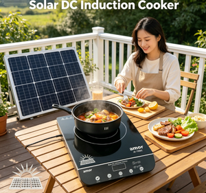 Cocina Infrarroja de 48V CC, Sistema Solar, Cocina Eléctrica Infrarroja de 600 Watts de Buena Calidad, Panel de Cerámica, Cocina Doméstica - Product Image 4