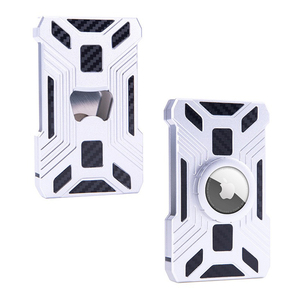 Abridor de Botellas con Bloqueo RFID y Logotipo Personalizado al por Mayor, Cartera Minimalista Compatible con AirTag - Product Image 1