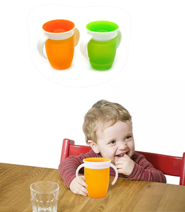 Gobelet d'apprentissage Miracle <span class=keywords><strong>360</strong></span>, vert, apprendre à boire, gobelets en silicone pour enfants, gobelet d'apprentissage magique anti-fuite pour bébé, gobelet d'apprentissage <span class=keywords><strong>360</strong></span> - Product Image 6
