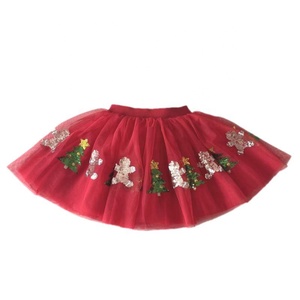Noël Broderie Canne Arbre Enfants En Mousseline De Soie <span class=keywords><strong>Tulle</strong></span> <span class=keywords><strong>Jupe</strong></span> <span class=keywords><strong>Rouge</strong></span> Vert Bébé Filles Noël Tutu <span class=keywords><strong>Jupe</strong></span> - Product Image 1