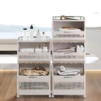Panier à linge pliable à 2 niveaux - Grand panier à linge sale en PP+ABS pour salle de bain et chambre à coucher