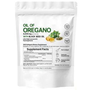 Capsules d'huile d'<span class=keywords><strong>origan</strong></span> biologique avec huile <span class=keywords><strong>de</strong></span> nigelle 6000mg – Soutien immunitaire et digestif – Complément bien-être naturel à base <span class=keywords><strong>de</strong></span> plantes - Product Image 2