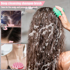 Kit de soins capillaires protecteurs-Shampooing + peigne de massage du cuir chevelu + sérum capillaire biphasique nourrissant pour cheveux abîmés par la chaleur et colorés - Product Image 2