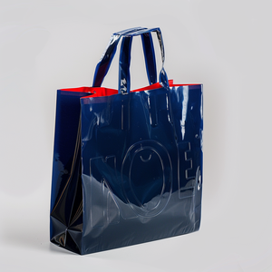 Mango grueso Venta al por menor Logotipo de compras personalizado Diseño de tienda Embalaje Joyería Bolsa de plástico para llevar personalizada - Product Image 6