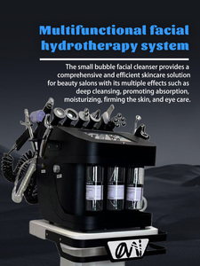 11 In 1 하이드라 옥시전 페이셜 스파 장비 다기능 블랙 산소 버블 하이드로 미세박피 뷰티 머신 - Product Image 4