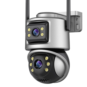 Dual Screen A32 PTZ <b>Security</b> Dome <b>Camera</b> <b>WiFi</b> iCsee Dual Antenna Signal Enhancement Outdoor Home Safety Device - Product Image 1