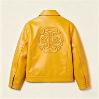 Veste universitaire en cuir pour homme, design 3D brodé sur mesure OEM, écologique, coupe-vent, style baseball pour l'extérieur