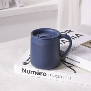 Taza de Café con Asa de 14 oz, Doble Capa, Aislamiento al Vacío, Acero Inoxidable 304, Taza Portátil - Product Image 3