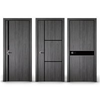 Portes en bois massif de haute qualité de différentes formes et tailles Prévention des incendies pour l'application de chambre à coucher Fabriqué sur mesure