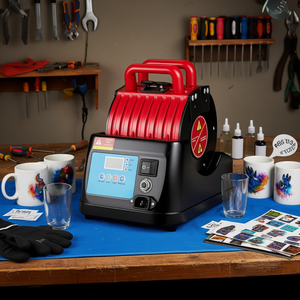 Máquina de prensado de tazas 4 en 1, prensa térmica de sublimación para tazas, vasos, botellas de 11oz, 9oz, 1.5oz, 3oz, para transferir imágenes. - Product Image 2