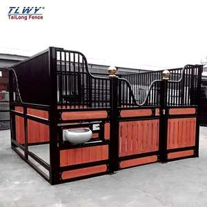 คอกม้าพกพาสะดวกคอกม้าทำจากสังกะสีหรูหราคอกกลางแจ้งสำหรับม้า - Product Image 6