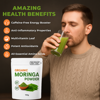 Bubuk Daun Moringa Kustomisasi OEM, Bubuk Daun Moringa Grade Makanan, Bubuk Daun Moringa