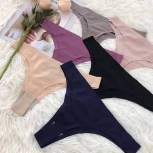 Tanga sin Costuras para Mujer, Bragas Cómodas de Algodón, Tanga Sexy para Mujer - Product Image 4