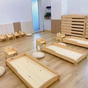 <span class=keywords><strong>Lit</strong></span> pour enfants naturel en bois massif Style contemporain pour la maternelle <span class=keywords><strong>lit</strong></span> classique pour enfants <span class=keywords><strong>Lit</strong></span> patchwork en bois massif pour chambre à coucher - Product Image 2