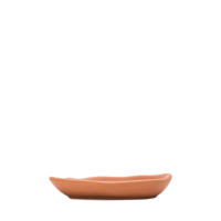 Plato de terracota Rabanera de 14x9 cm para servir comida