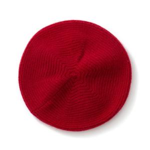 Chapeaux de béret en cachemire tricoté 100% pour femmes en gros Caractéristique commune du tissu - Product Image 3