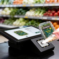 Nuevo Sistema de Verificación de Precios con Pantalla Táctil Android Windows Pos de 8 Pulgadas, Escáner 2D Integrado