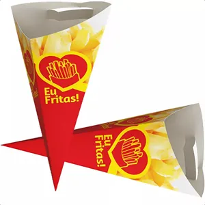 2023 Hot Style French Fries Fast Food Packaging Boxes Design With Wholesale New Trends