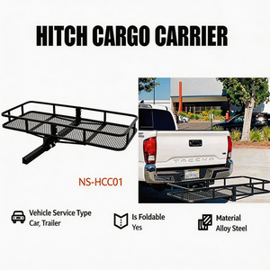 Panier de transport arrière pliable robuste pour porte-bagages de remorque d'attelage pour <span class=keywords><strong>voiture</strong></span> - Product Image 2