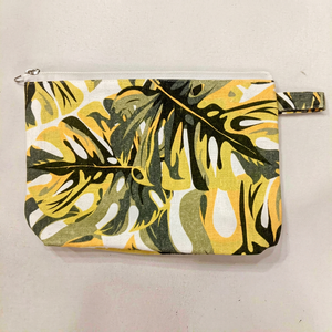 Nouvelle conception, style pastoral, sac cosmétique en toile à imprimé pompons, fermeture éclair, résistant à l'eau, écologique, poignée souple pour filles - Product Image 1