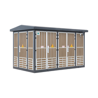 Sous-station électrique de distribution de puissance de type boîtier en acier inoxydable IP40, série YB, 11 kV 33 kV, haute tension